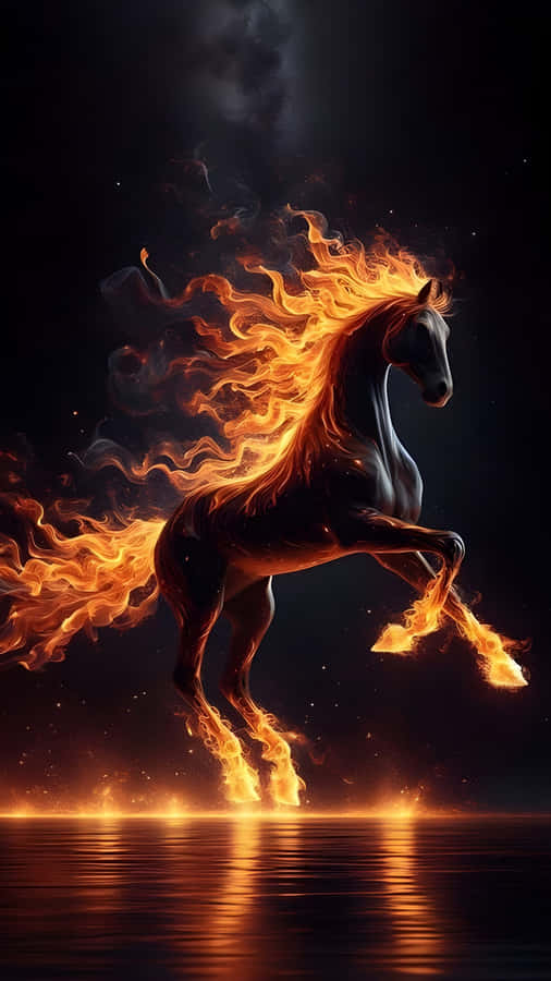 Fire Horse Rising Wallpaper
