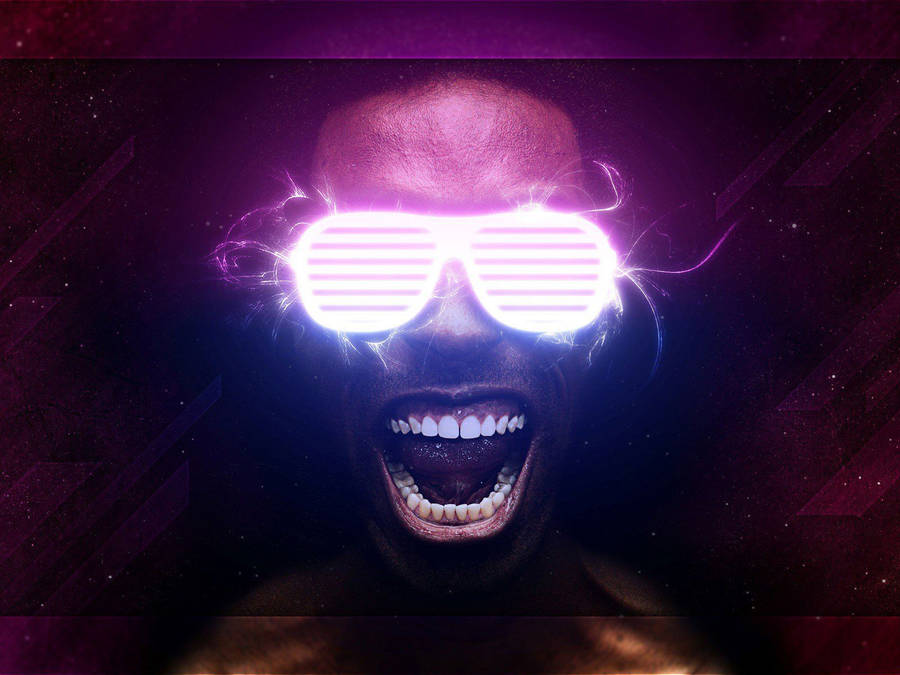 Fired-up Party Goer Wallpaper