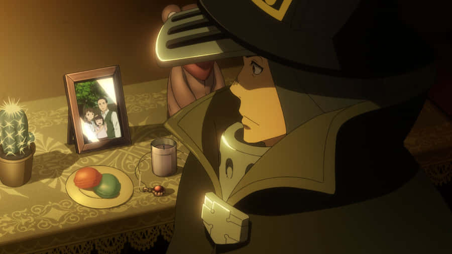 Fireforce Captain Obi Reflective Moment Wallpaper