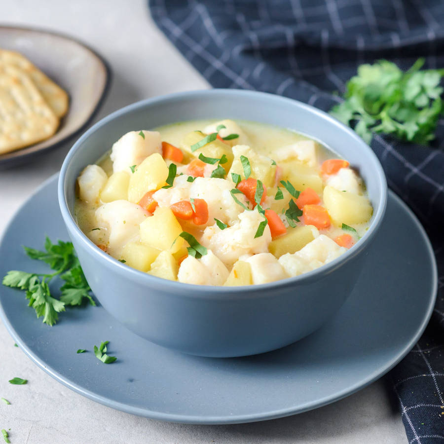 Fish Potato Chowder Wallpaper