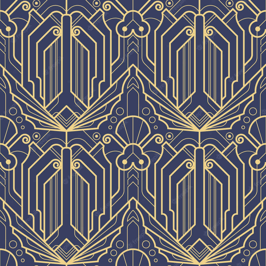 Fit For A Modern Artist With Art Deco Designed Iphone Wallpaper