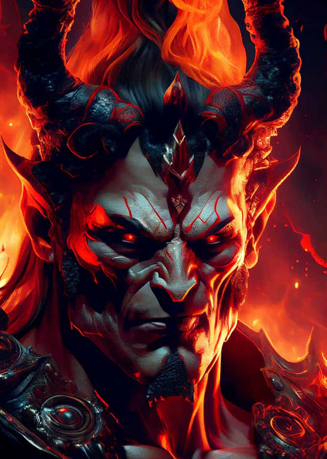 Flaming_ Surtur_ Portrait Wallpaper