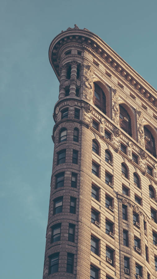 Flatiron Building In New York Iphone Wallpaper