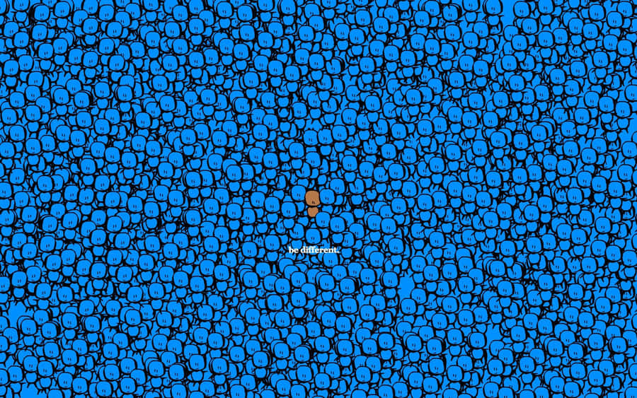 Flock Of Smiley With Distinct Quotes Wallpaper