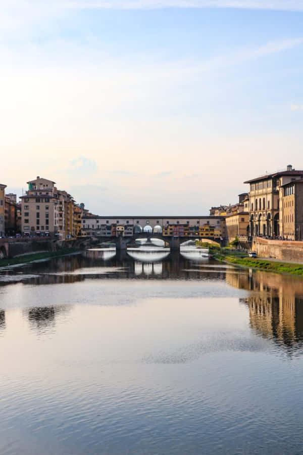 Florence Night Ponte Vecchio Wallpaper