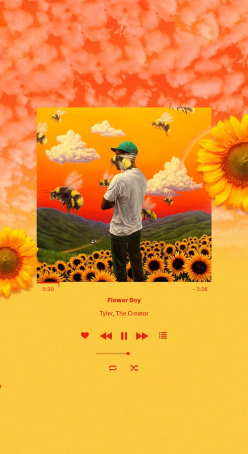 Flower Boy Album Art Wallpaper
