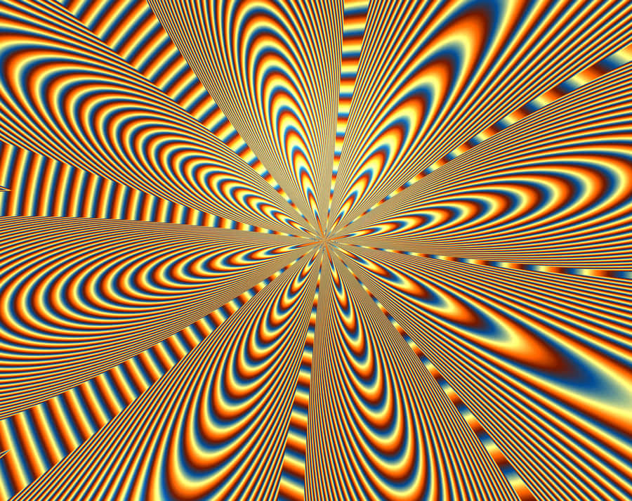 Flower-like Cool Optical Illusions Wallpaper