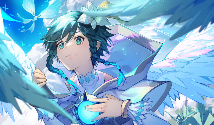 Flying Venti Pfp Wallpaper