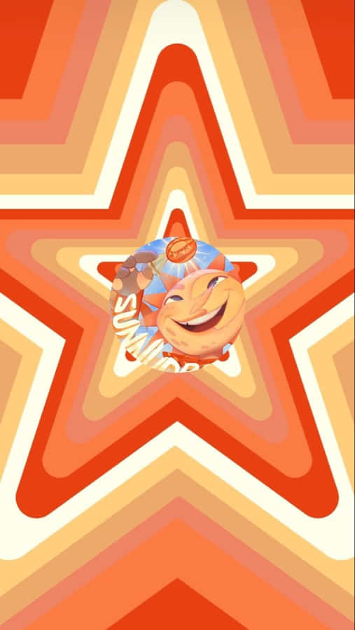 Fnaf Character Sundrop Star Wallpaper