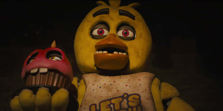 Fnaf Movie Chicaand Cupcake Wallpaper