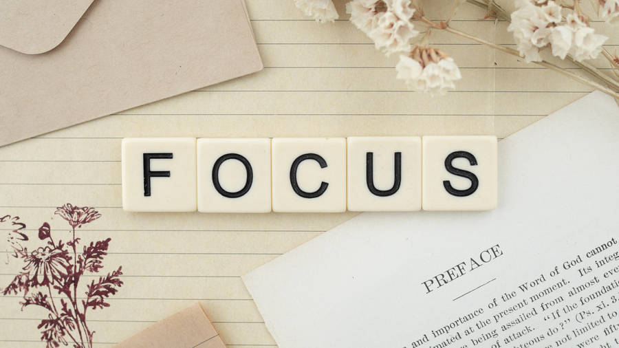 Focus Inspirational Laptop Wallpaper