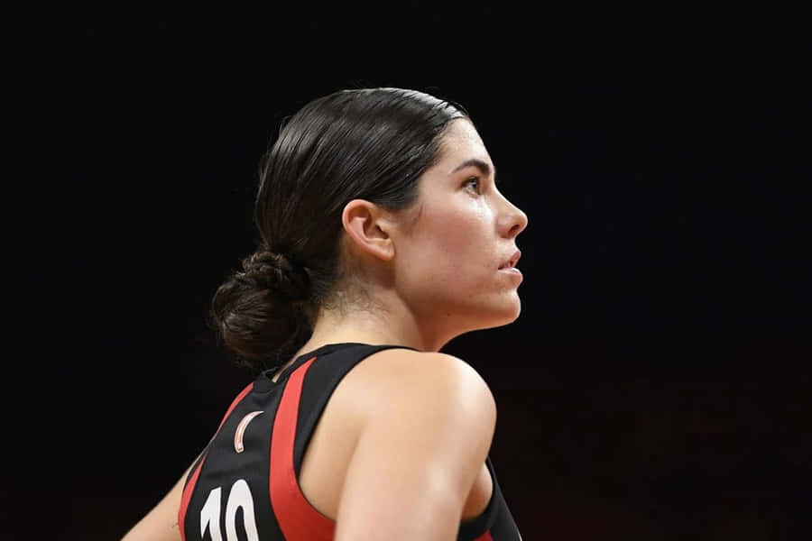 Focused Athlete Profile View Wallpaper