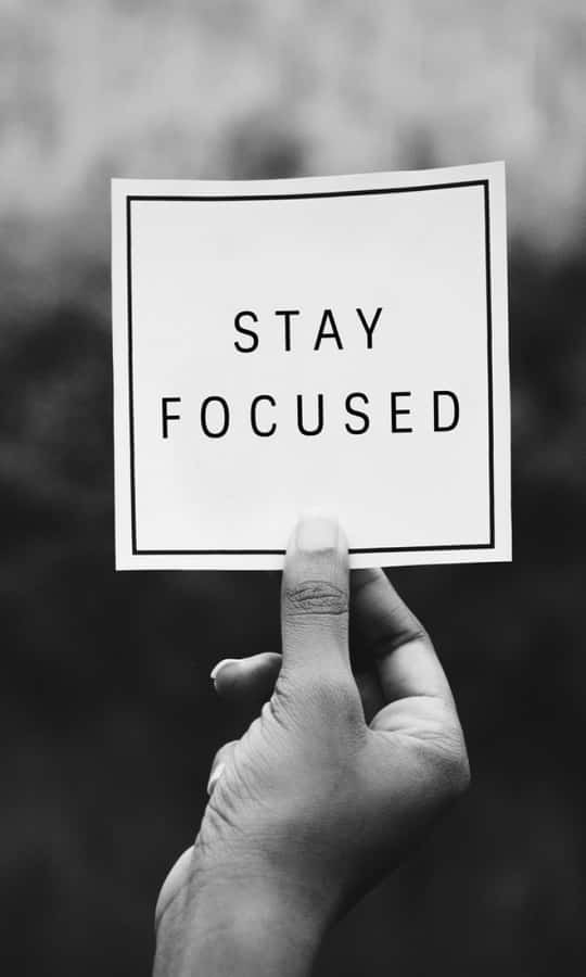 Focused Note Wallpaper