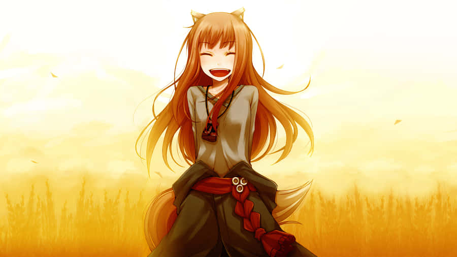 Follow The Story Of Spice And Wolf Wallpaper