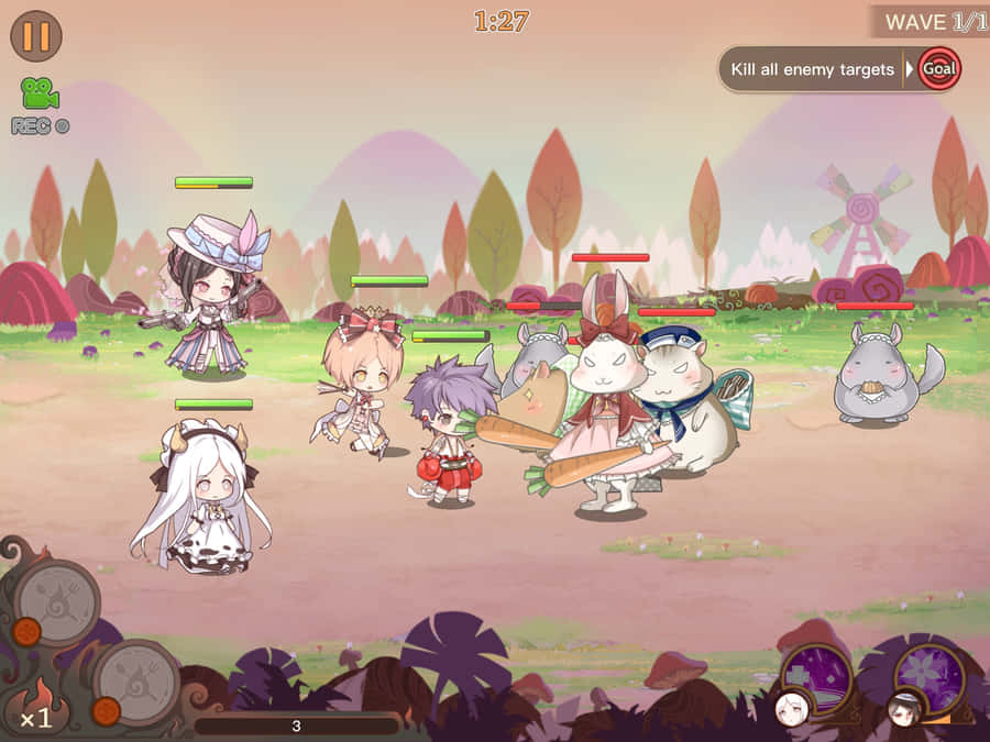 Food Fantasy Battle Scene Wallpaper