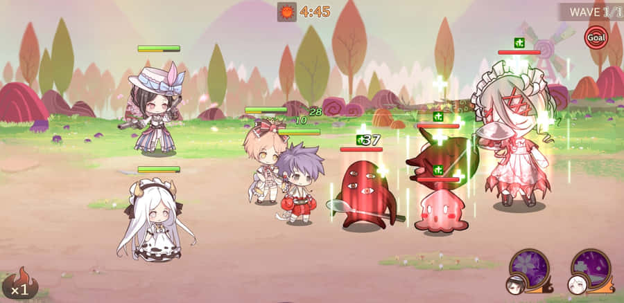Food Fantasy Battle Scene Wallpaper