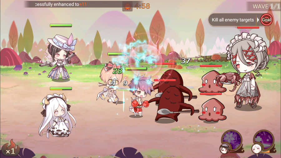 Food Fantasy Battle Scene Wallpaper