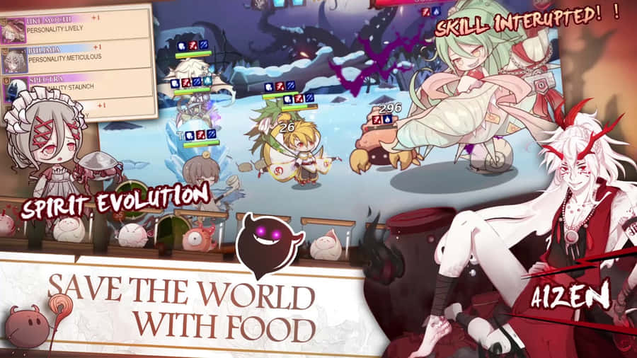 Food Fantasy Gameplay Spirit Evolution Wallpaper