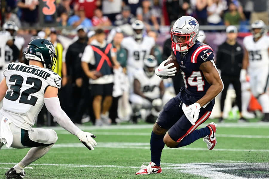 Football Action Patriotsvs Eagles Wallpaper