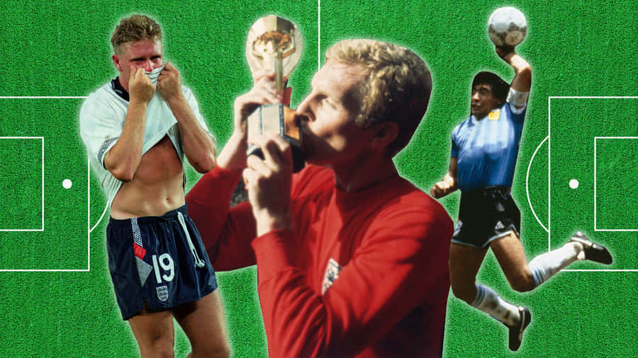 Football Athlete Bobby Moore Poster Wallpaper