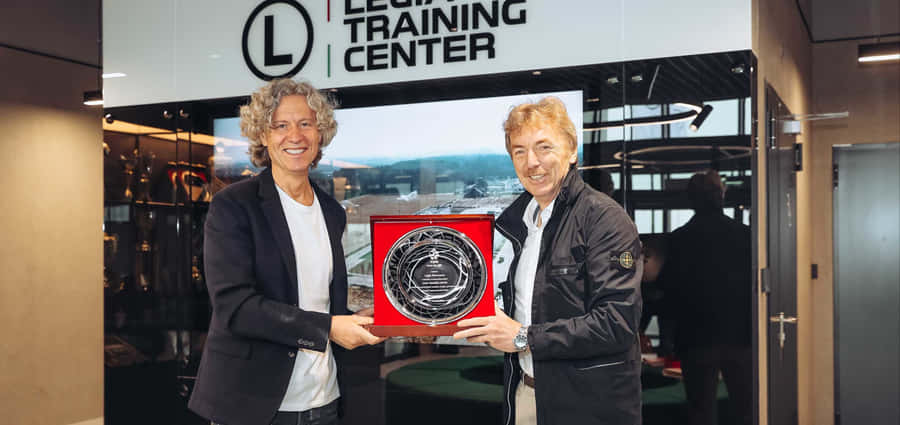 Football Legend Zbigniew Boniek At The Legia Training Center Wallpaper