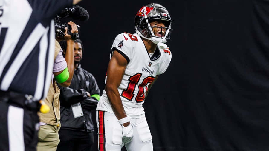 Football Player Celebration Moment Wallpaper