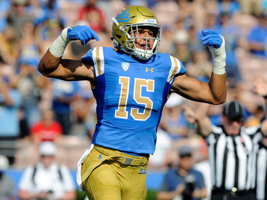 Football Player Celebration Moment Wallpaper