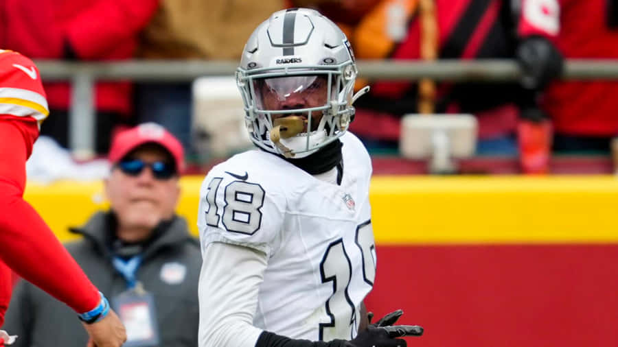 Football Player Field Action Wallpaper