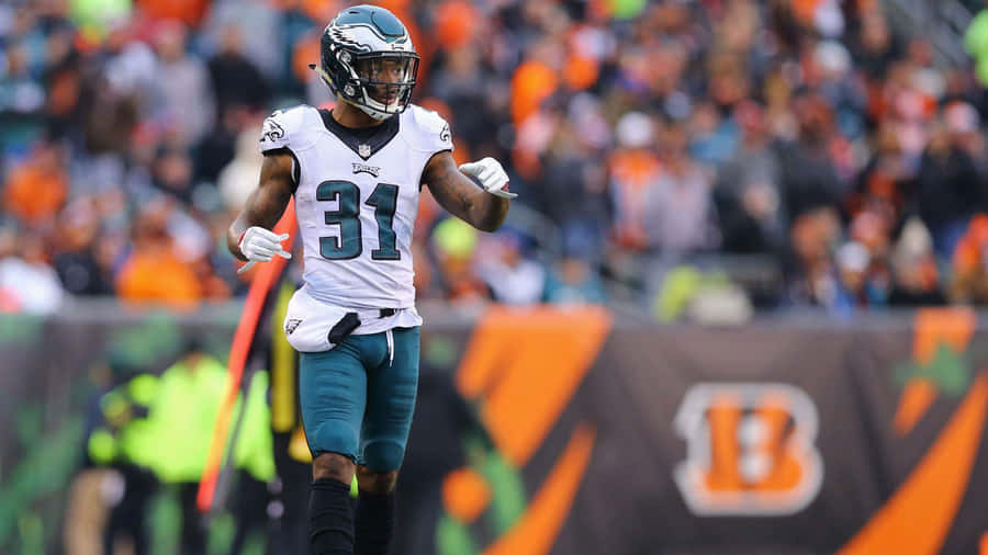 Football Player Jalen Mills Number31on Field Wallpaper