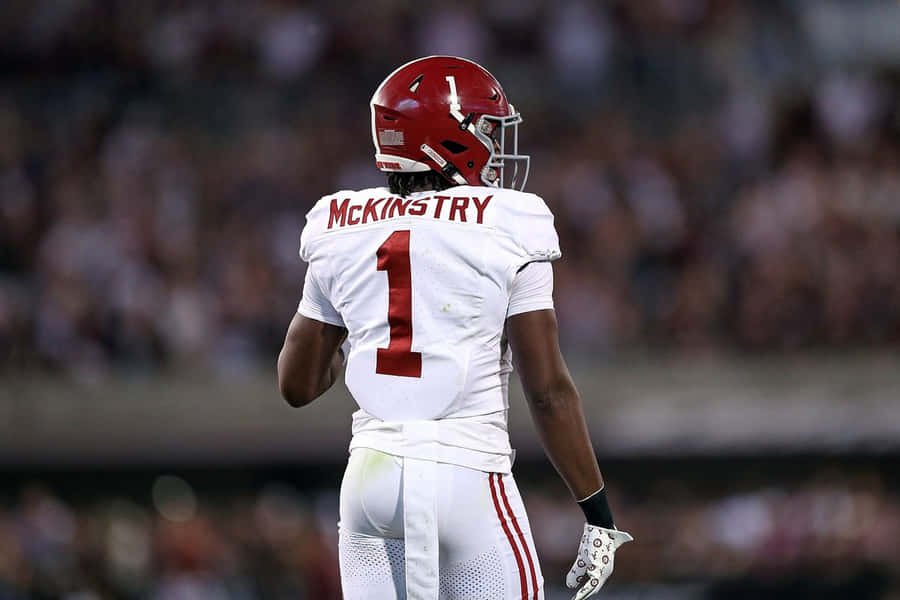 Football Player Mc Kinstry Number One Jersey Wallpaper