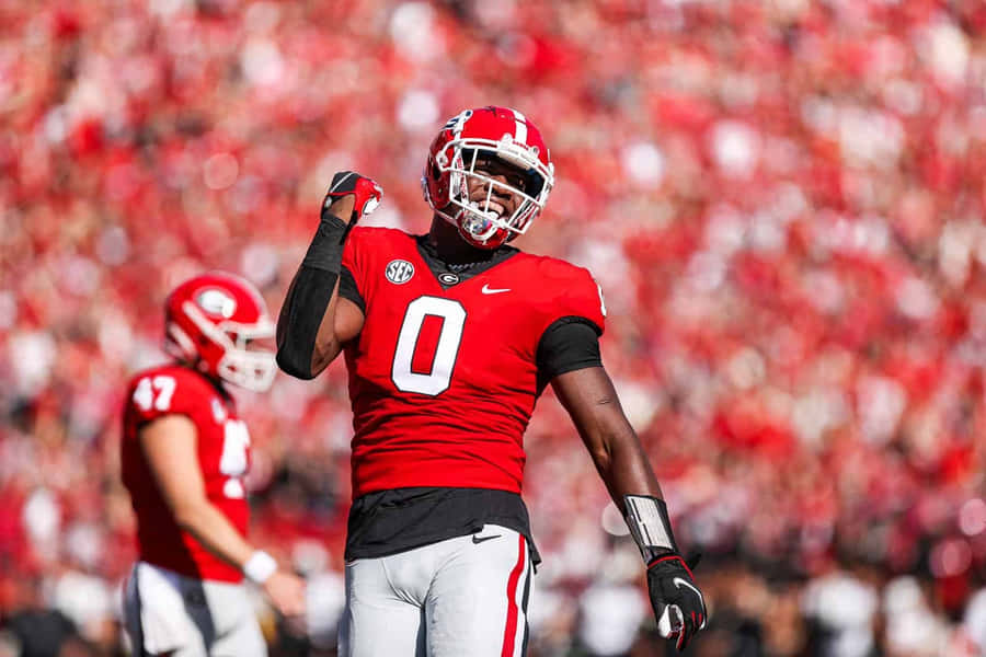 Football_ Player_ Number_ Zero_ Celebration Wallpaper