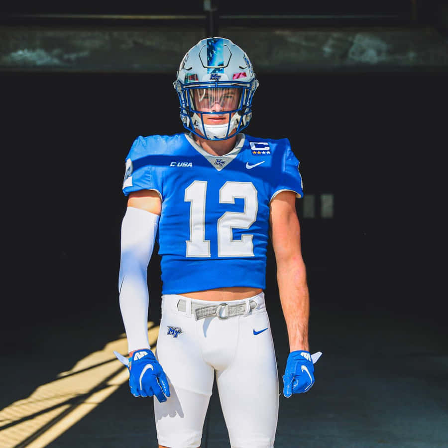 Football Player Number12 Portrait Wallpaper