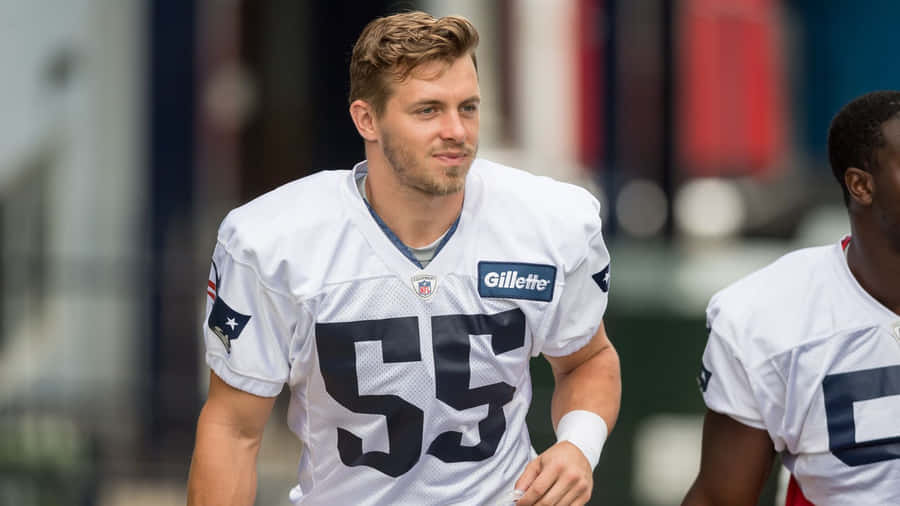 Football Player Number55 Jersey Wallpaper