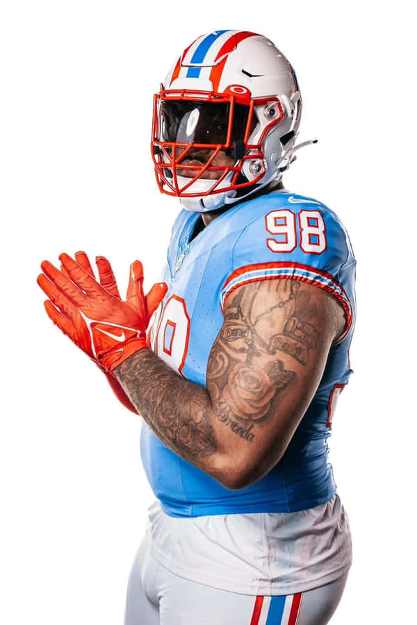 Football Player Portrait98 Wallpaper