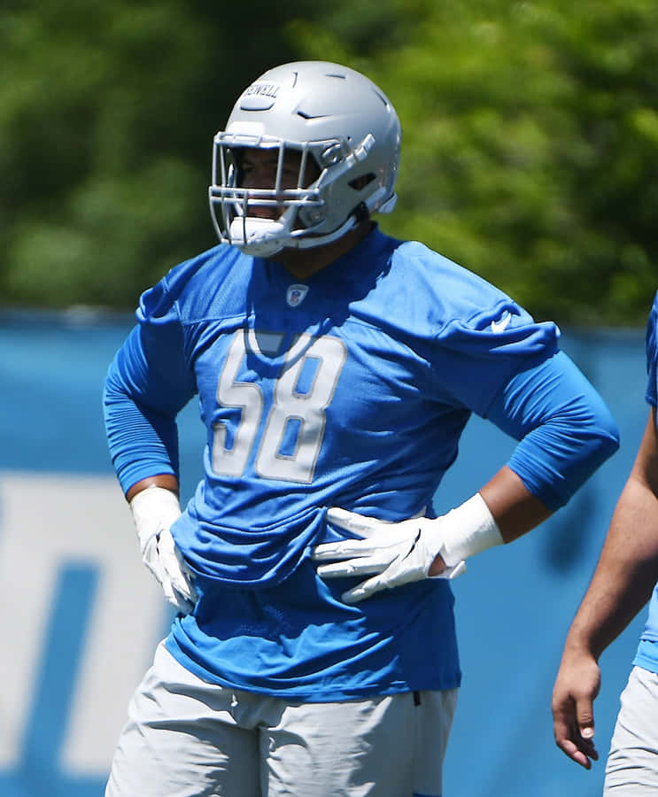 Football Player Training Session Wallpaper