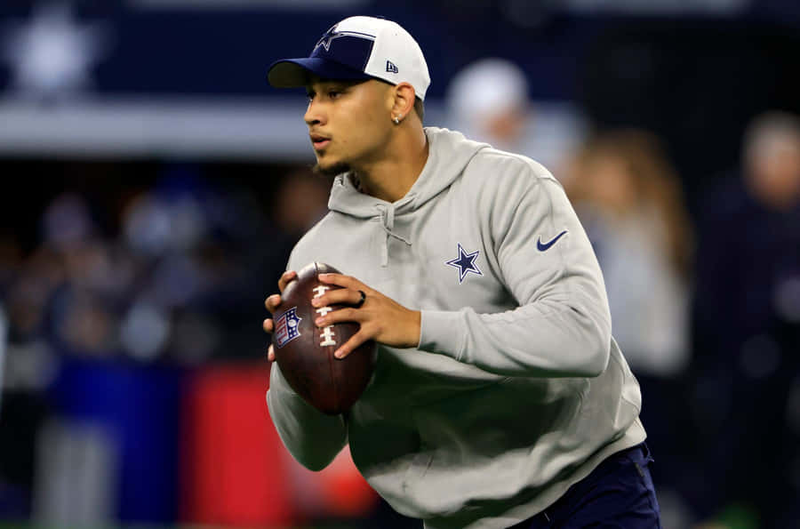 Football Player Warmup Dallas Cowboys Wallpaper