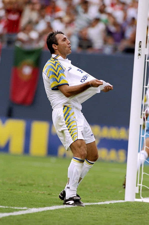 Football Star Hristo Stoichkov Wallpaper