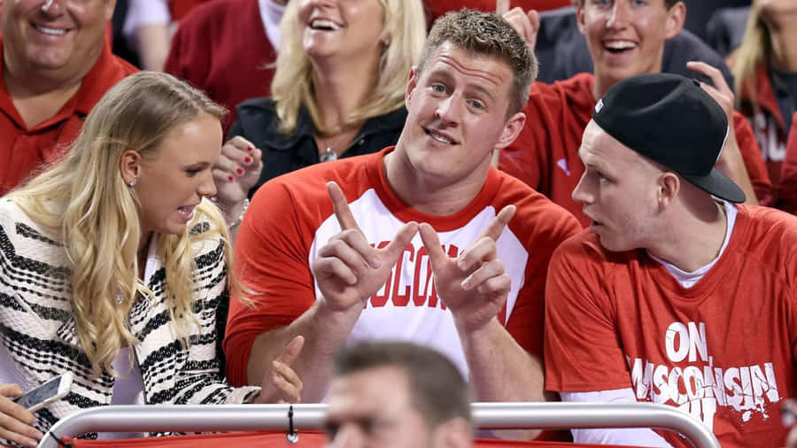 Football Superstar Jj Watt Wallpaper