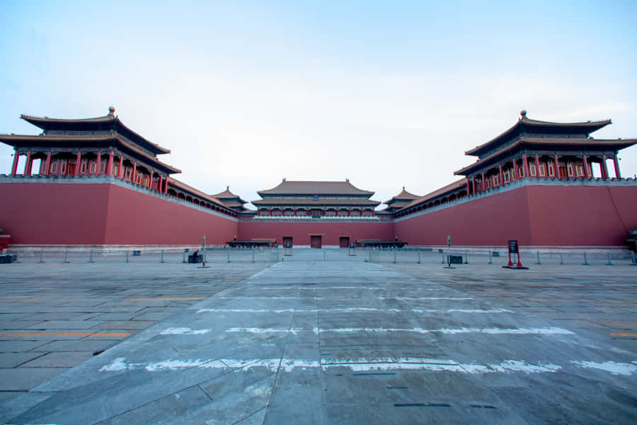 Forbidden_ City_ Meridian_ Gate_ View Wallpaper