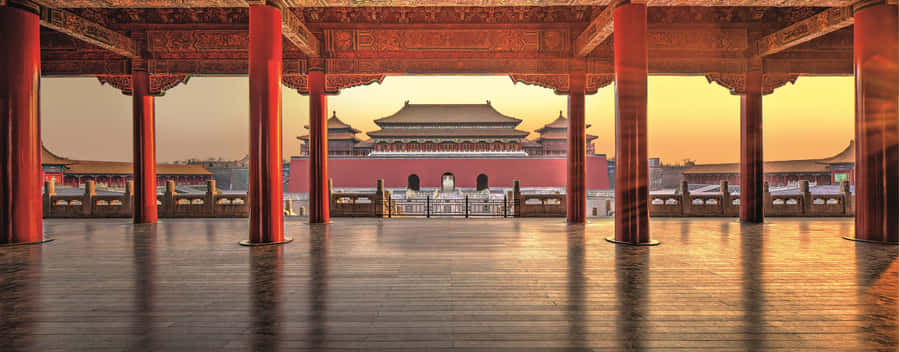 Forbidden_ City_ Sunset_ View.jpg Wallpaper