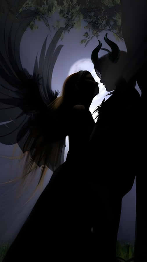 Forbidden Love Angel And Demon Wallpaper