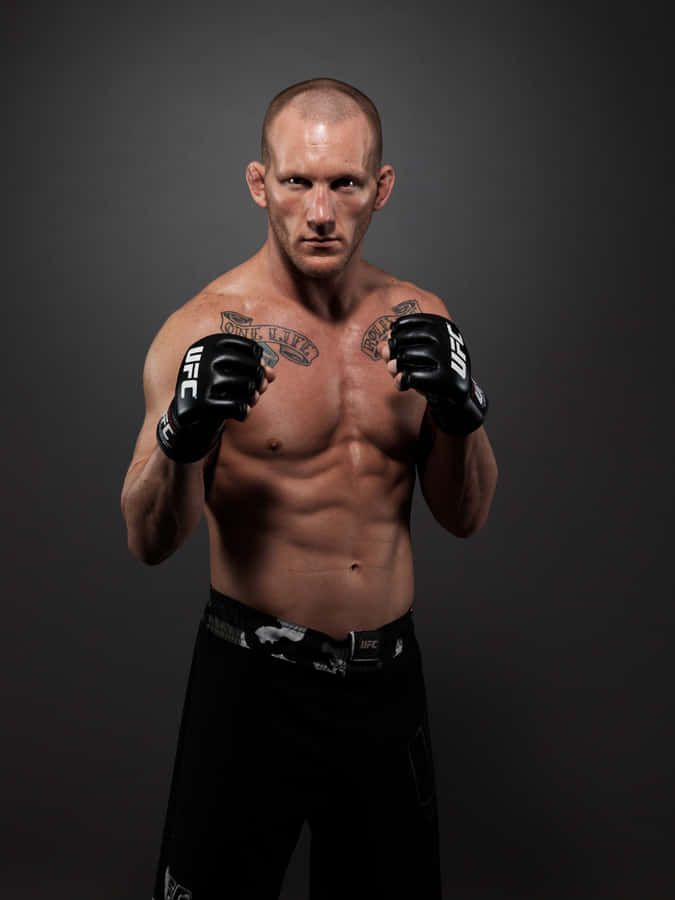Formal Fighter Photograph Gray Maynard Wallpaper