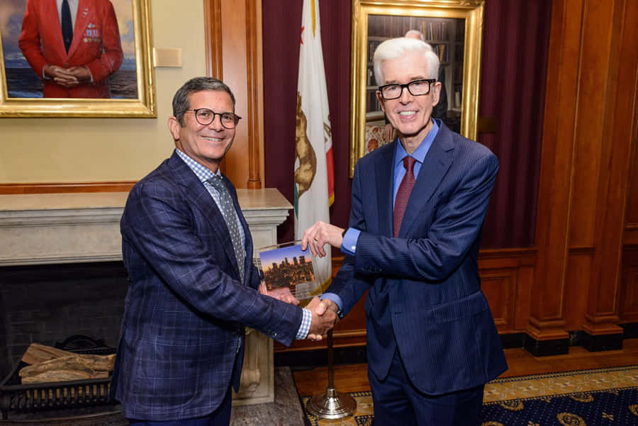 Formal Handshake Event Wallpaper