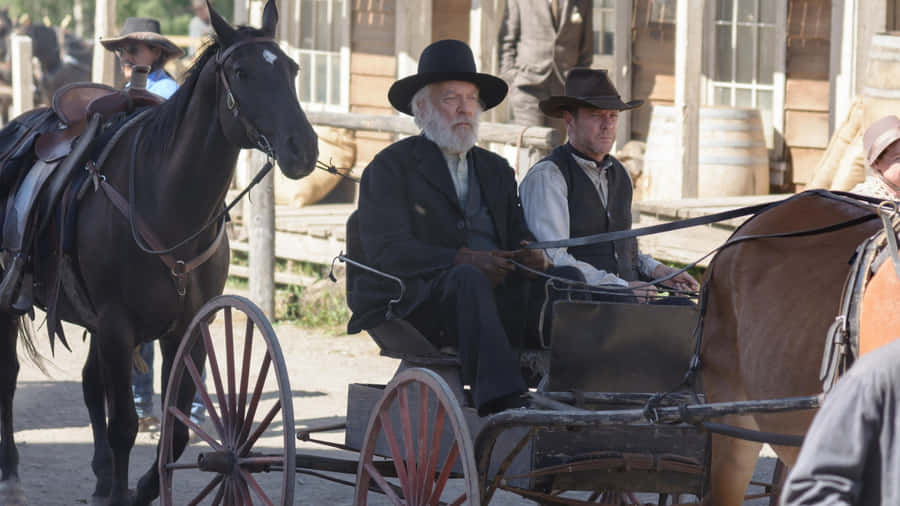 Forsaken Western Town Scene Wallpaper