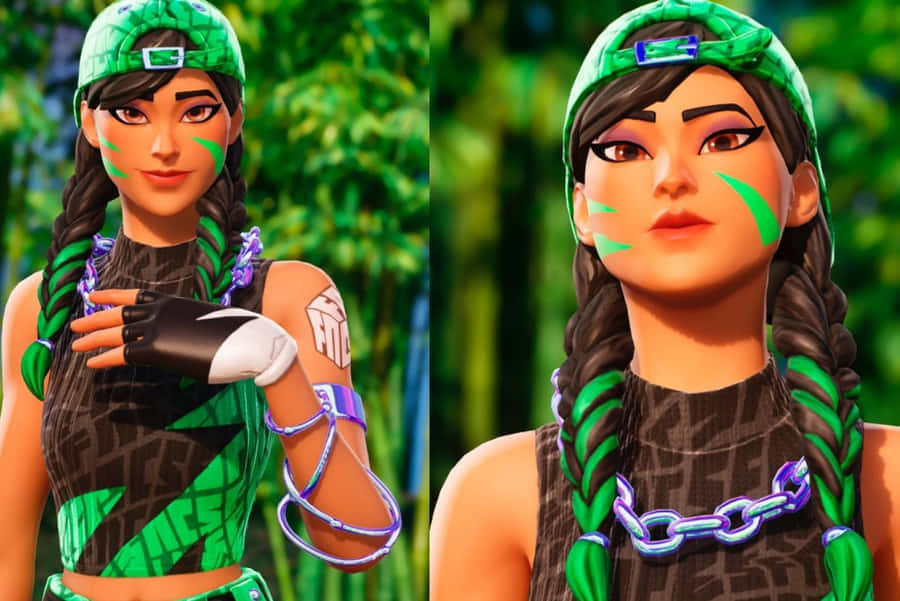 Fortnite Champion Aura Dual Portraits Wallpaper
