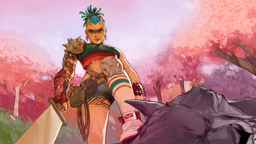 Fortnite Chapter2 Warrior Stance Wallpaper