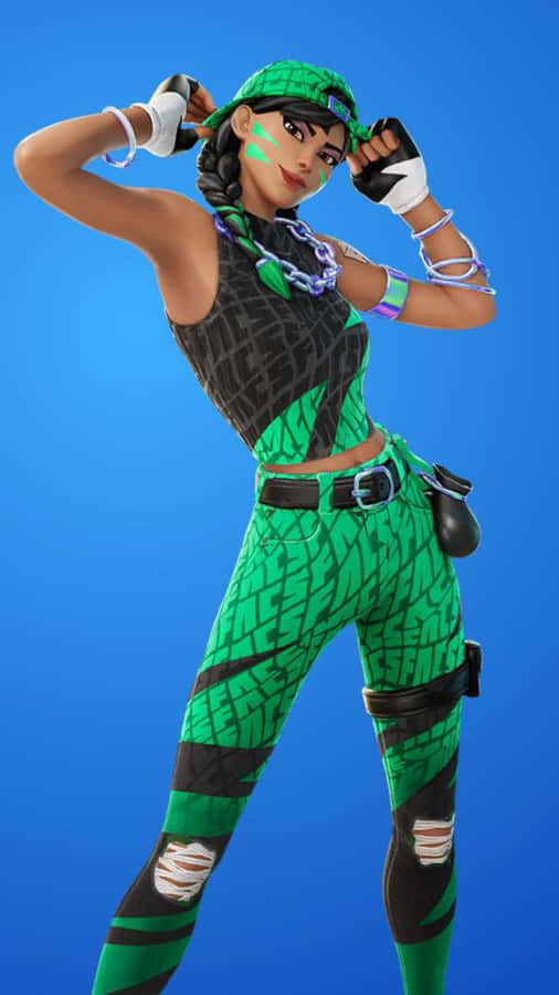 Fortnite Character Confidence Pose Wallpaper