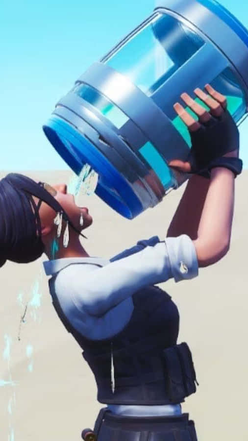 Fortnite Chug Jug Action Wallpaper