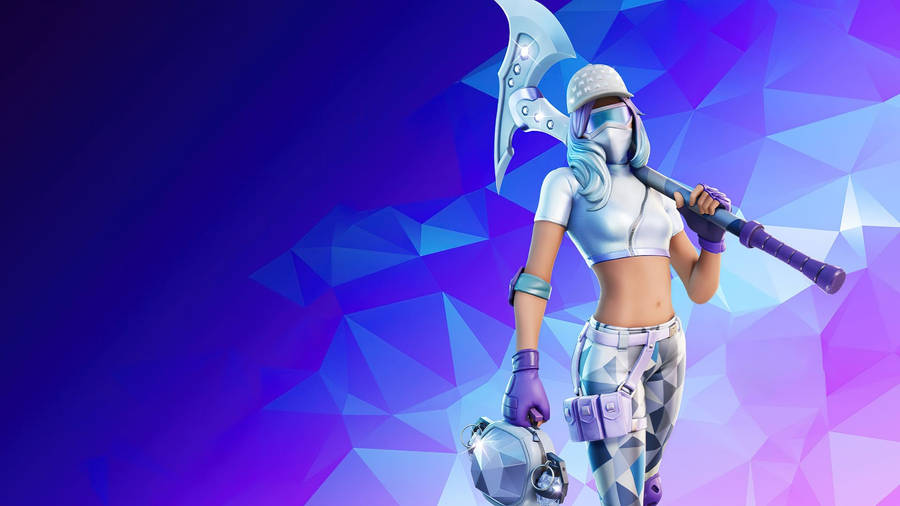Fortnite Girl Diamond Diva Wallpaper