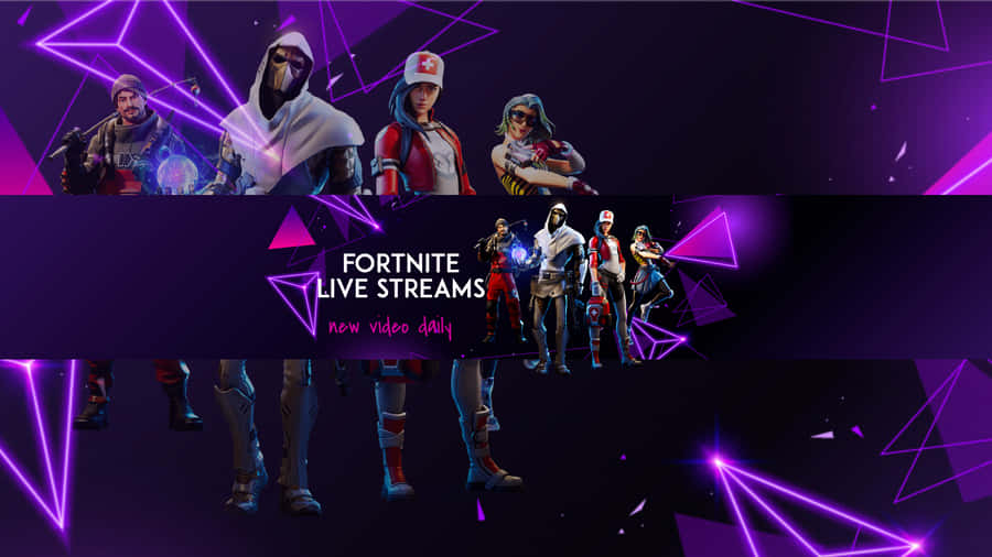 Fortnite Live Stream Banner Wallpaper